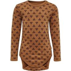 Wolle Bodys Hummel Bambo Body L/S - Glazed Ginger (212451)