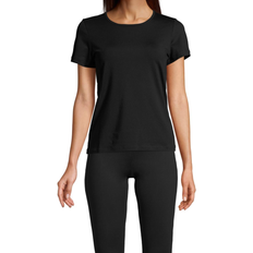 Dame - Tennis Overdeler Casall Essential Mesh Detail T-shirt - Black