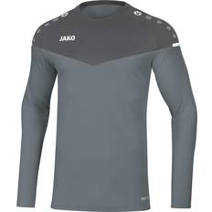 Fitness - Unisex Oberteile JAKO Champ 2.0 Sweater Unisex - Stone Grey/Anthra Light