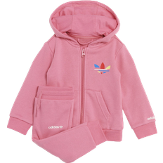 adidas Infant Adicolor Full Zip Hoodie Set - Rose Tone (H25230)