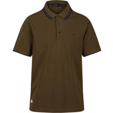 Regatta Talcott II Pique Polo Shirt - Camo Green/Navy