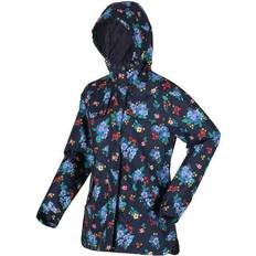 Blommiga Ytterkläder Regatta Women's Bertille Lightweight Hooded Waterproof Jacket - Navy Floral