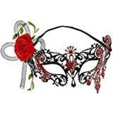 Women Eye Masks Fancy Dress Smiffys Day of the Dead Eyemask