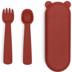 Røde Barnebestikk We Might Be Tiny Feedie Fork & Spoon Set