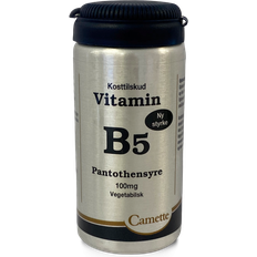Vitamin b5 Camette Vitamin B5 Pantothensyre 100mg 90 stk