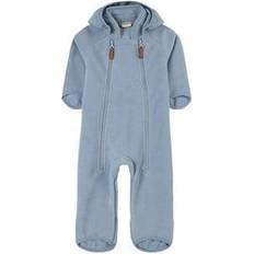 Hengittävä Materiaali Fleecehaalarit Kuling Livigno Wind Fleece Coverall - Pale Flintstone Blue