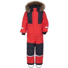 Jongen - Sneeuwvanger Overalls Didriksons Björnen Kid's Overall - Bright Red (503834-461)