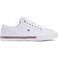 Tommy Hilfiger Flag Embroidery Cotton Canvas M - White