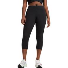 Nike Epic Fast Women's Mid-Rise Crop Running Leggings - Argento/Nero