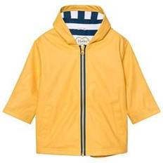 Yellow Rain Jackets Children's Clothing Hatley Lining Splash Jacket - Yellow with Navy Stripe