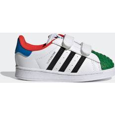 Latex Children's Shoes adidas Kid's Superstar 360 X Lego - Cloud White/Core Black/Eqt Yellow