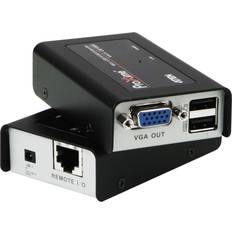 Langattomat Audio- ja Videolinkit Aten CE 100 KVM Cat5 USB VGA 100m