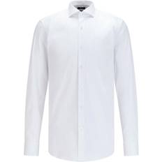 Polyamide Chemises HUGO BOSS P Hank Spread 214 Shirt - White