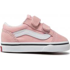 Vans Toddler Old Skool V - Powder Pink/True White