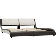 vidaXL Bed Frame with LED 21cm