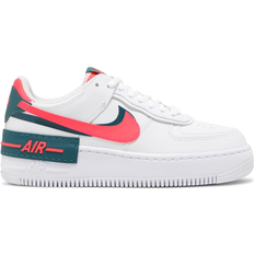 Nike Air Force 1 Shadow W - White/Solar Red/White/Dark Teal Green