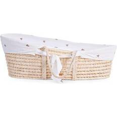 Childhome Moses Basket Cover Jersey Hearts 17.7x33.5"