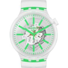 Transparent Armbåndsure Swatch Greeninjelly (SO27E104)