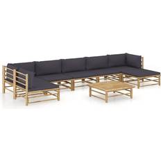 vidaXL 3058250 Loungeset, 1 Bord inkl. 6 Soffor