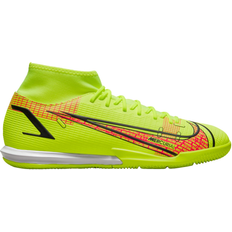 Femme - Vert Chaussures de football Nike Mercurial Superfly 8 Academy IC - Volt/Bright Crimson/Black