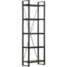 vidaXL Solid Mango Wood Scaffale per libri 180cm