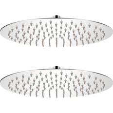 vidaXL Shower Head 2 Pcs (275936) Acero Inoxidable