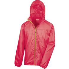 Red - Women Rain Clothes Result Urban Hdi Quest Lightweight Stowable Jacket Unisex - Raspberry/Lime