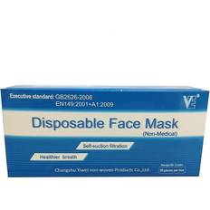 Paquete de 50 Mascarillas faciales Varios FACIAL MASCARILLA PROTECTORA CAJA NO MEDICAL 50UN