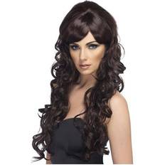 Punk & Rock Lange parykker Kostumer Smiffys Pop Starlet Wig Brown