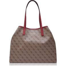 Guess Totes & Shopping Bags Guess Vikky 4G Logo Maxi Shopper - Brown