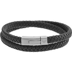 Emporio Armani Signature Bracelet - Silver/Black