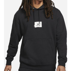 Nike Jordan Essentials Fleece Hoodie - Black/Gym Red