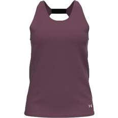 Purple - Running Tank Tops Under Armour Fly By Tank Top Women - Ash Plum/Reflective