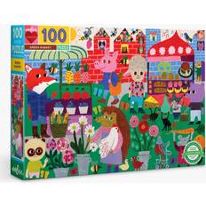 Eeboo Classic Jigsaw Puzzles Eeboo The Animals at Market 100 Pieces