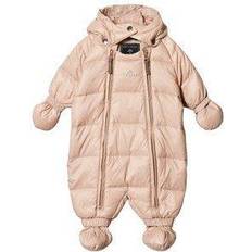 Ver de terre wintersuit Ver De Terre Featherlight Baby Wintersuit with Fur - Mahogany Rose