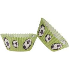 Muffin Cases Decora Football Muffin Case 5 cm