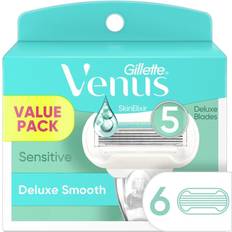 Gillette venus smooth sensitive blades Gillette Venus Deluxe Smooth Sensitive 6-pack