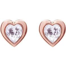 Ted Baker Boucles oreilles Femme TBJ1654-24-02 Transparent, Doré rose