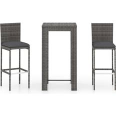 Ensembles de Bar d'Extérieur vidaXL 3064793 Outdoor Bar Set, 1 Table incl. 2 Chairs