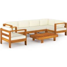 5 Loungesæt vidaXL 3057934 Loungesæt, 1 borde inkl. 1 stole & 5 sofaer