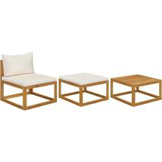 Fodskammel til have vidaXL 311855 Loungesæt, 1 borde inkl. 2 stole & 1 sofaer
