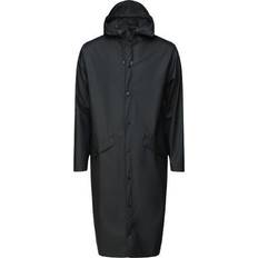 Women - XXS Rain Clothes Rains Longer Jacket Unisex - Black