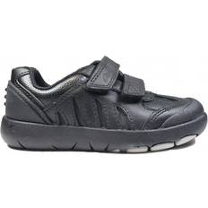 Clarks Kid's Rex Stride - Black Leather