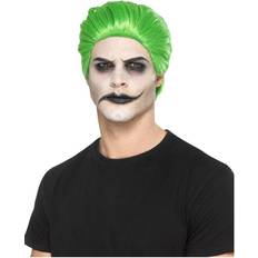 Halloween - Men/Women Short Wigs Smiffys Joker Wig Green