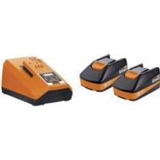 3 verpakking Batterijen en Opladers Fein Battery Starter Set