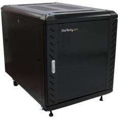 StarTech 12U 36 in Knock-Down Server Rack Cabinet with Casters