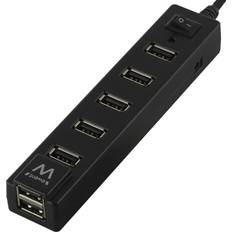 Concentradores USB Ewent Usb 2.0 7 Ptos Interruptor Ew1130