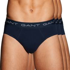 Gant Cotton Stretch Briefs 3-pack - Navy Blue