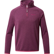 Isolerende funksjon Fleecejakker Craghoppers Gibb Half Zip - Blackcurrant Marl (CKA214_JN7)