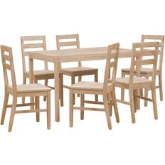 vidaXL - Bordsgrupp 70x120cm 7st